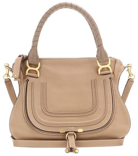 chloe marcie medium leather satchel|chloe marcie medium shoulder bag.